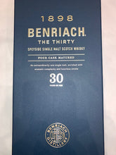 Benriach 30 YO Single Malt Speyside, Four Cask Matured, 70cl