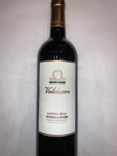 VALDUERO TIERRA ALTA DE 2 COTAS RESERVA 2014, 75cl