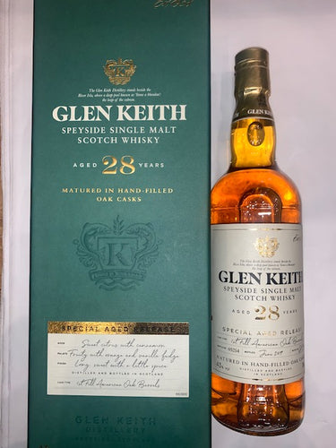Glen Keith 28 YO Speyside Single Malt, 70cl