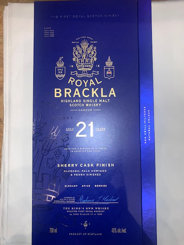 Royal Brackla 21 YO Highland Single Malt 70cl, Rare Malt