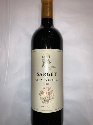 Sarget de Gruaud Larose 2010 St Julien 75cl