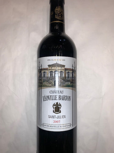 Chateau Leoville Barton 2007 St. Julien  Cru Classe 75cl