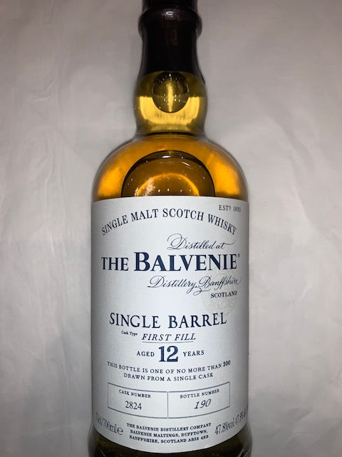 Balvenie 12 YO Single Barrel Speyside Single Malt, 70cl