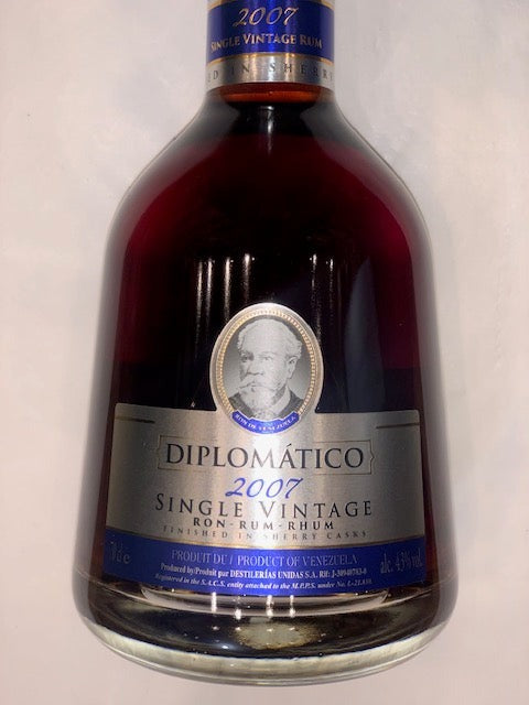 Copy of Diplomatico 2007 Single Vintage Rum, Venezuela