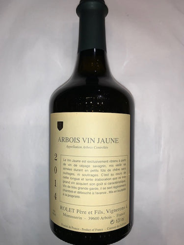 Vin Jaune 2014 Arbois . Dom Rolet 62cl Jura, France