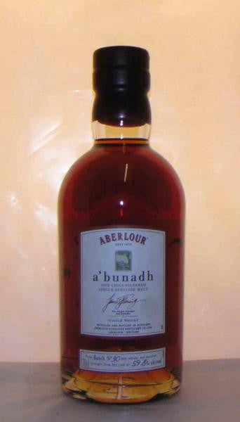 Aberlour A'Bunadh 59.8% Abv Speyside Malt Whisk