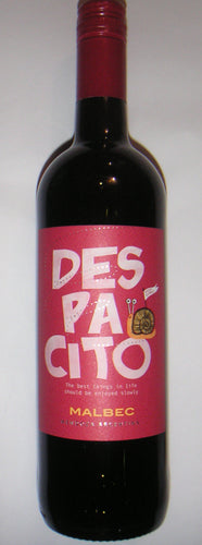 Despacito Malbec 2017, Mendoza, 75cl