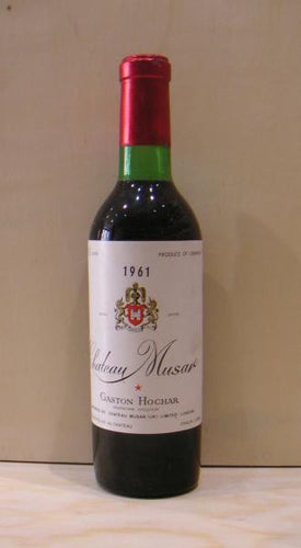 Chateau MUSA,r 1961 (half btl) Bekaa Valley