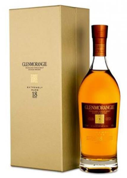 Glenmorangie 18yo Extremely Rare Malt Scotch Whisky Bourbon and Oloroso casks